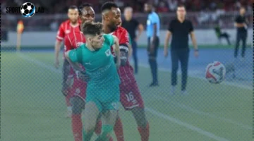 عبد الرحيم دغموم يمنح المصري التقدم على الاتحاد الليبي في الدقيقة 18